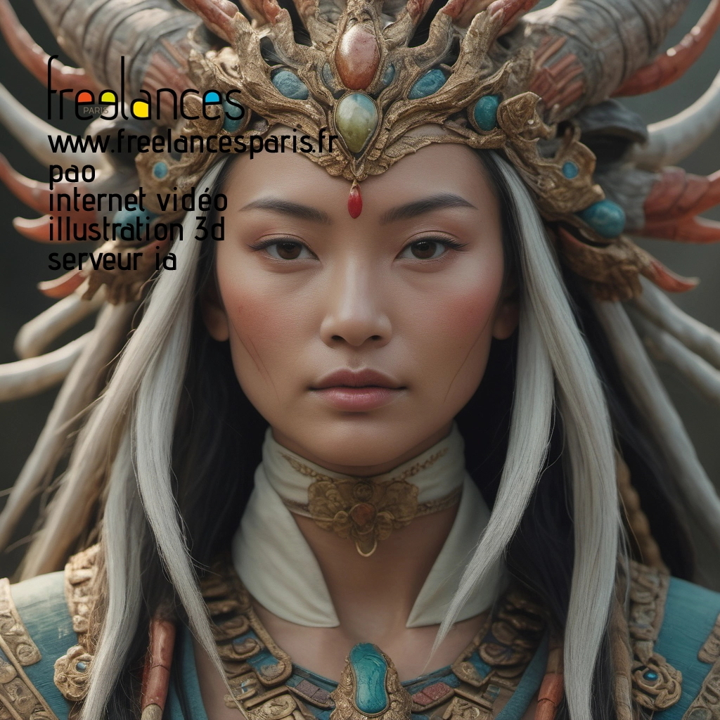 Pao mise en page internet vidéo illustration 3d serveur IA générative AI freelance paris studio de création magazines 8li6zx60